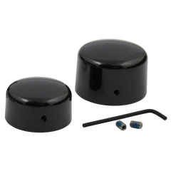 BILLET AXLE COVER, FT, BLACK