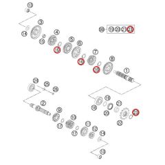CHAIN SPROCKET 14-T.