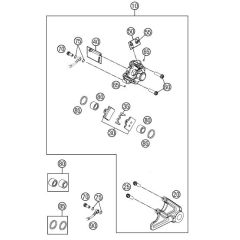 BRAKE PADS REAR 85 SX 2011