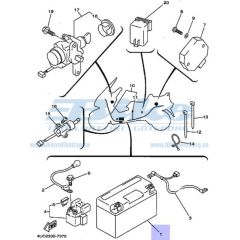BATTERY (GT7B-4)  YT7B-BS