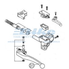 CLU.LEVER SHORT CPL. 2T