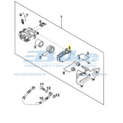 BRAKE PAD SET REAR ID450