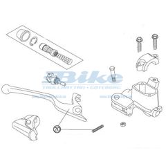 HAND BRAKE LEVER + SPRING