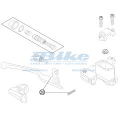 HAND BRAKE LEVER + SPRING 2009