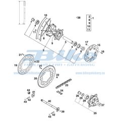 REAR SPROCKET 50-T