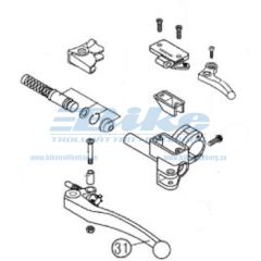 CLUTCH LEVER LONG CPL.    2003