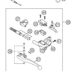 CLUTCH LEVER LONG CPL.