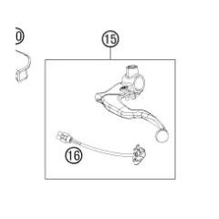 CLUTCH LEVER CPL.