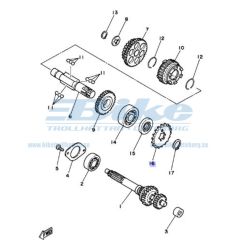 SPROCKET,DRIVE 15T(51717