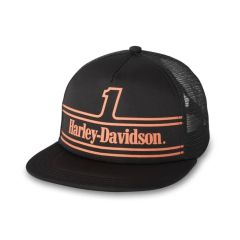 Harley-Davidson #1 Racing Trucker Cap - Black Beauty