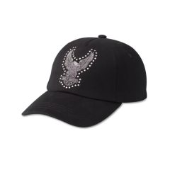 Harley-Davidson Embellished Eagle Baseball Cap - Black Beauty