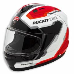 Ducati Corse V5 MC-Hjälm Röd/Vit/Svart