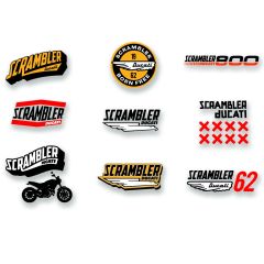 Scrambler Lifestyle Logo Klistermärken