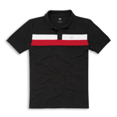 Ducati D-Strips Polo T-shirt Svart/Vit/Röd