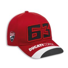 Ducati Corse Bagnaia 21 Keps Röd/Svart