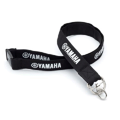 Yamaha Nyckelband- Lanyard Black White